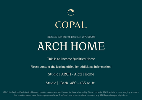 A sign for an income qualified home at 1366 NE 18th Street, Bellevue, WA, 98005.